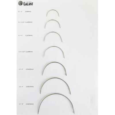 Mattress Needles Curved 3 (1,2x76) - 10pcs/envelope