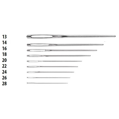 Embroidery Needles Tapestry 22 (0,94x40,5mm) - 25pcs/envelope, 40envelopes/box (1000pcs)