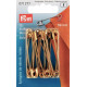 Brass Safety Pins 50mm (Prym) - 12pcs/card