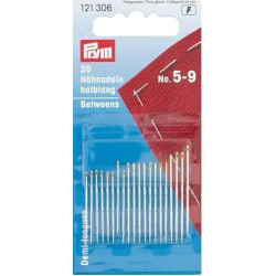 Hand Sewing needles Betweens No. 5-9 (Prym) - 20pcs/card