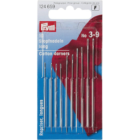 Long Darners, No. 3–9  (Prym) - 10pcs/card