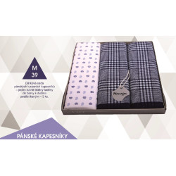 Mens handkerchiefs M39 - 3pcs/box