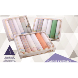 Ladies handkerchiefs L19 - 6pcs/box