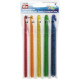 Crochet hook (coloured) 18cm - assort (Prym) - 1set/card