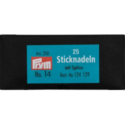 Vyšívací jehly Chenille - ostré 14 (1,9x60mm) Prym - 25ks/psaníčko, 10psaníček/krabička