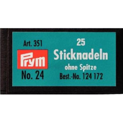 Embroidery Needles Tapestry 24 (0,8x37mm) Prym - 25pcs/envelope, 10envelopes/box