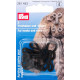 Fur Hooks and Eyes - black (Prym) - 3pairs/card