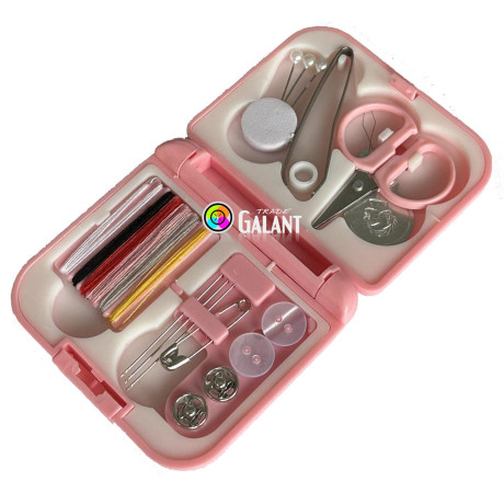 Travel sewing kit - c. pink - 1pcs/polybag