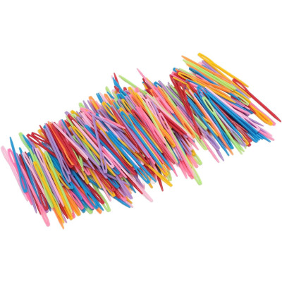 Plastic Hand Needles 70mm - assoted col. - 1000pcs/polybag