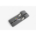 Men's Braces Suspenders width 3cm length 115cm, X-Shape - c.grey - 1pcs