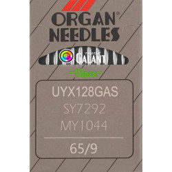 Industrial machine needles ORGAN UYx128GAS - 65/9 - 10pcs/card