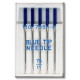 Machine Needles ORGAN EMBROIDERY BLUE TIP 130/705H - 75 - 5pcs/plastic box