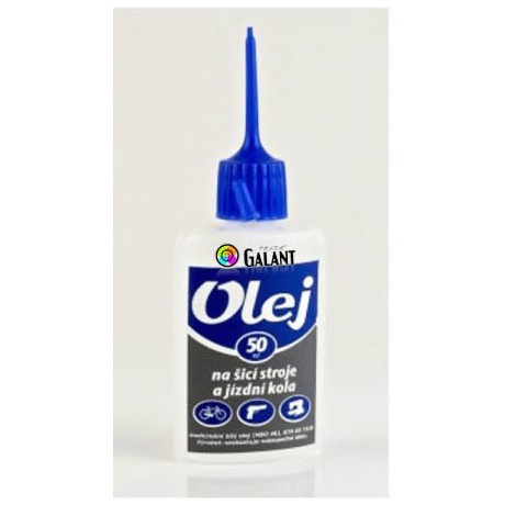 Olej do šicích strojů 50ml - 1ks