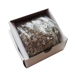 Safety Pins ECONOMY - 19mm - nickled - 1728pcs/box (loose)