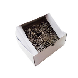Špendlíky zavírací ocelové ECONOMY - 31mm - niklované -  864ks/krabička (11/12 - svazkované)