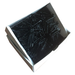 Špendlíky zavírací ocelové ECONOMY - 37mm - černé -  864ks/krabička (11/12 - svazkované)
