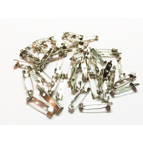Safety Pins Brooch - 32mm - 1000pcs/polybag