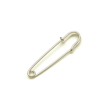 Safety Pins Decorative "Kilt" - 50mm - nickled - 1pcs
