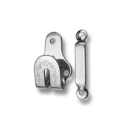 Steel Trouser Hooks 15255 1/2 - nickled - 1gros(144pcs)/box