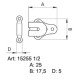 Steel Trouser Hooks 15255 1/2 - nickled - 1gros(144pcs)/box