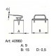 Steel Trouser Hooks 40980 - nickled - 1gros(144pcs)/box