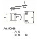 Steel Trouser Hooks 50038 - nickled - 1gros(144pcs)/box